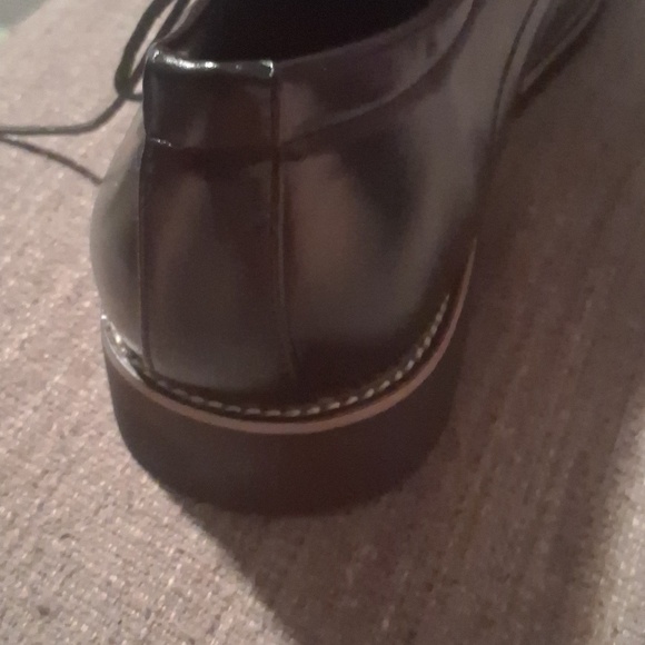 NWT Tanner Classic Black Men\'s Derby Dress Shoes Size 12 EU 46 and original bag main image 15
